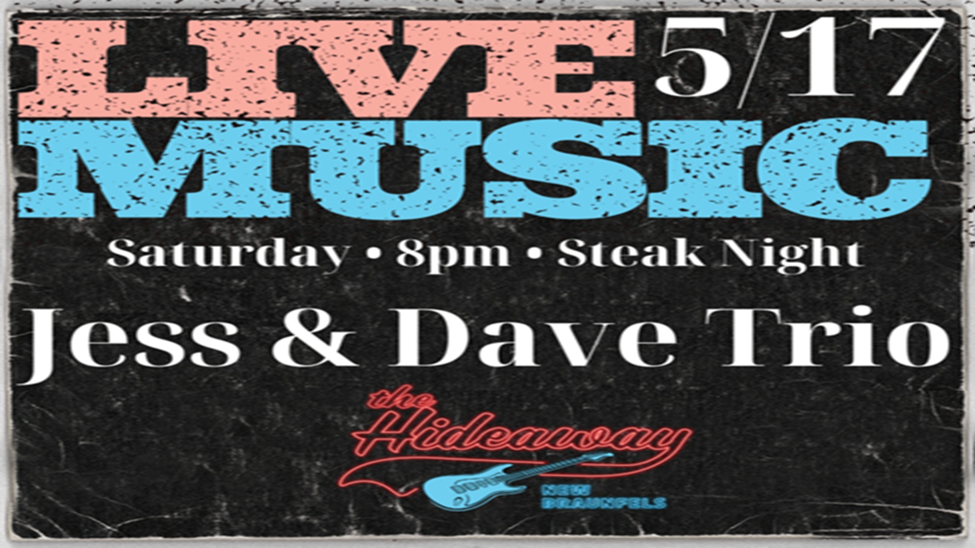 Jess and Dave Trio at Hideaway at Dunvale