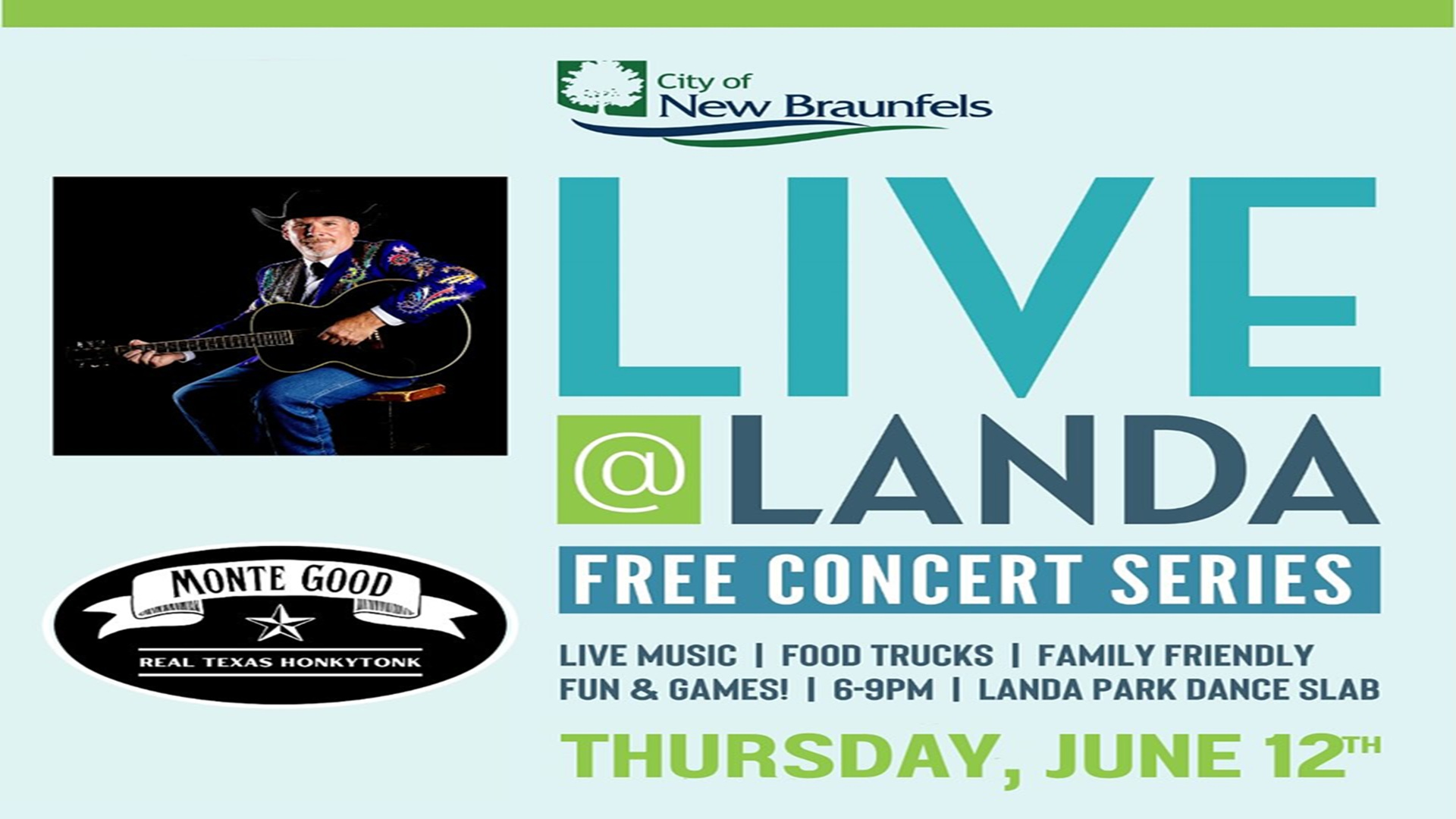 Live @ Landa: Monte Good Band at Landa Park