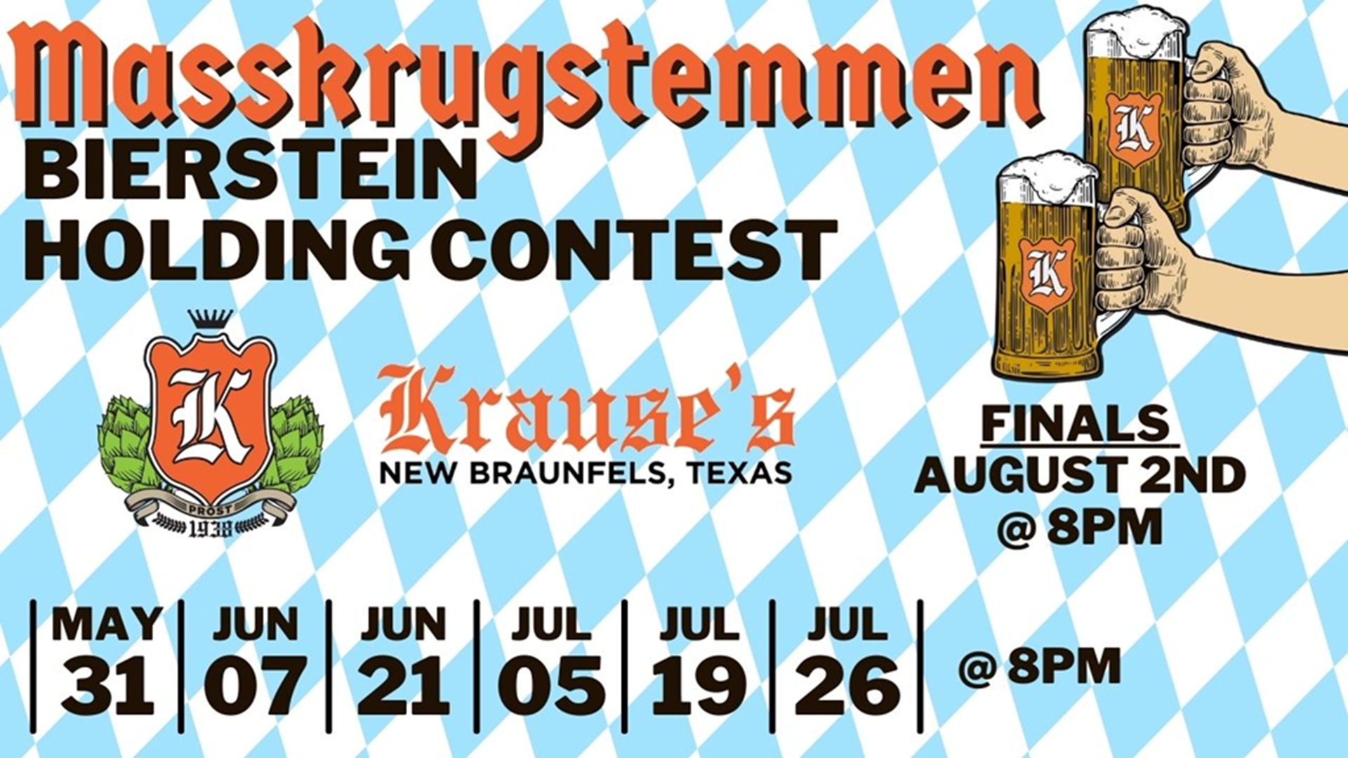 Masskrugstemmen – Bier Stein Holding Contest at Krause’s Café