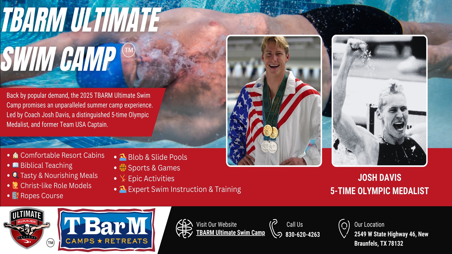 TBARM Ultimate Swim Camp at T Bar M Camps & Retreats
