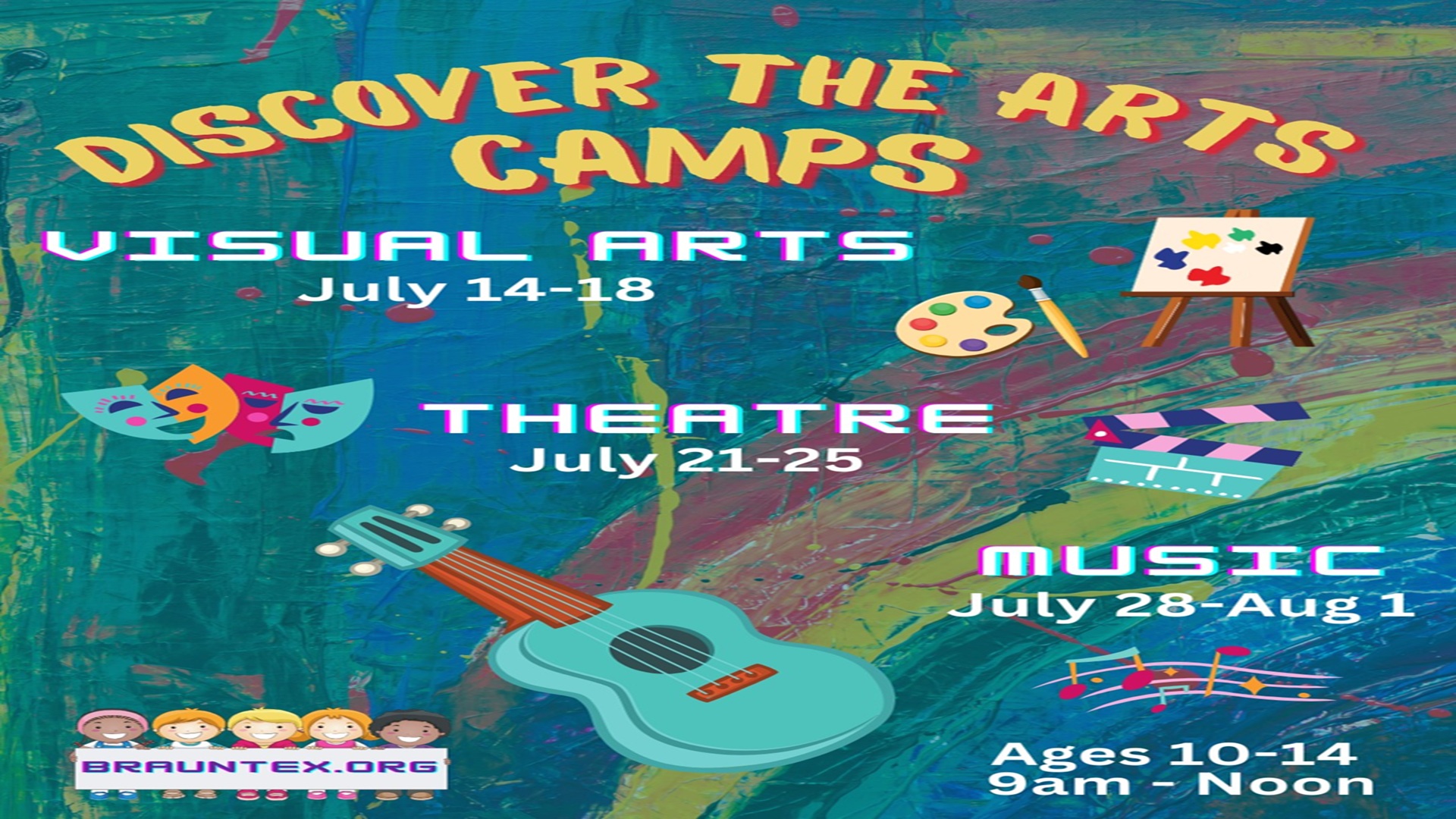 Discover the Arts Visual Arts Camp at the Brauntex
