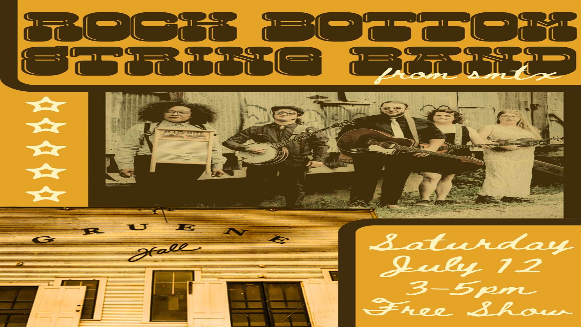 Rock Bottom String Band at Gruene Hall