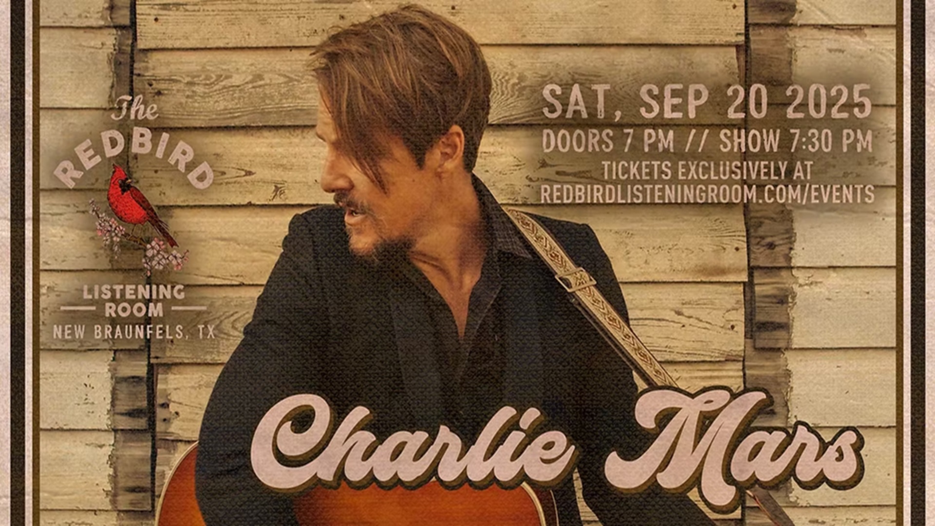 Charlie Mars at The Redbird Listening Room