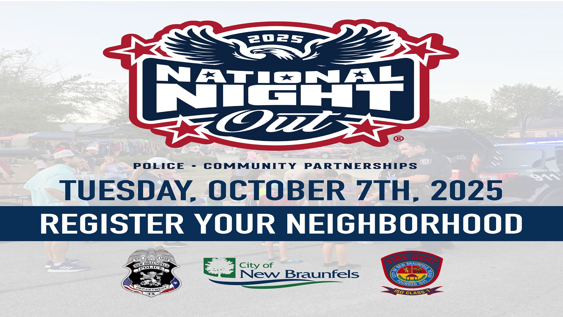 National Night Out 2025 at New Braunfels Public Library