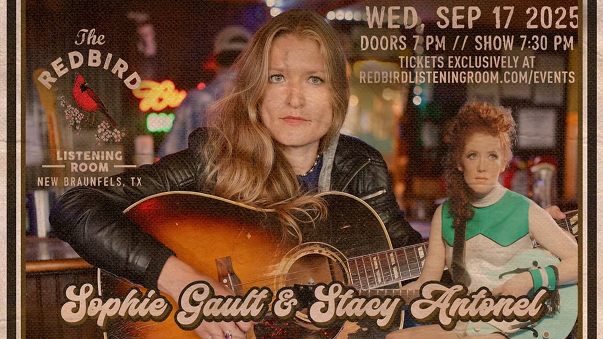 Sophie Gault & Stacy Antonel at The Redbird Listening Room