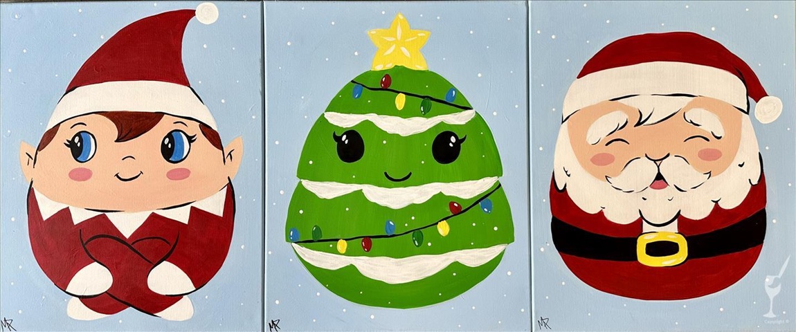 Choose Your Christmas Squishy at Painting With A Twist