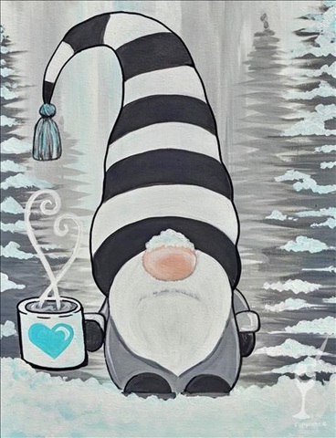 Lil Gnomie – Java Love at Painting With A Twist