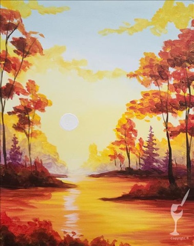 Sunset Reverie at Painting With A Twist