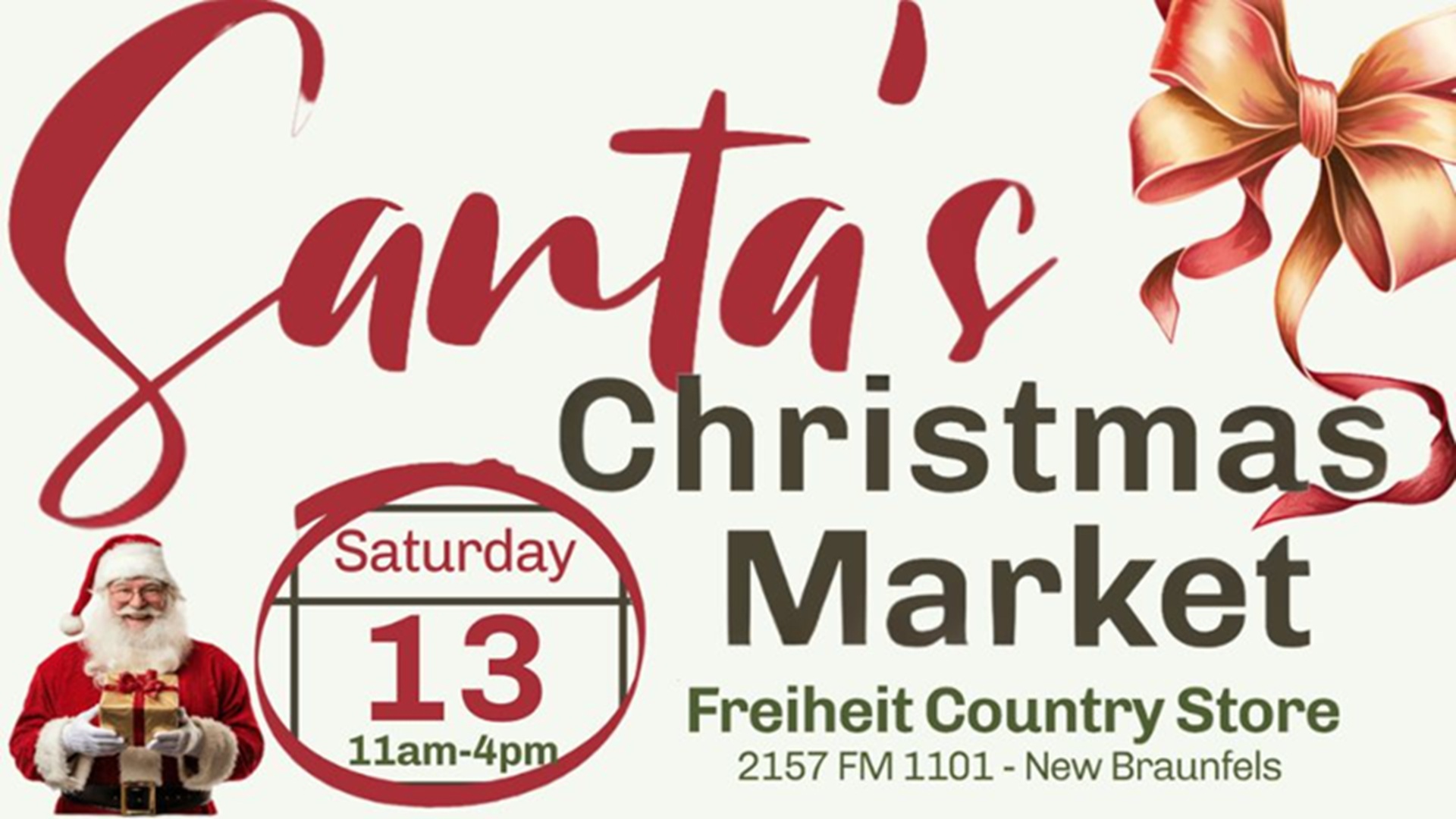 Freiheit Santa Market at Freiheit Country Store