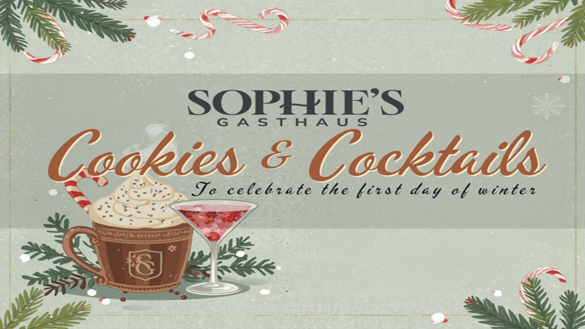 Cookies and Cocktails at Sophie’s Gasthaus