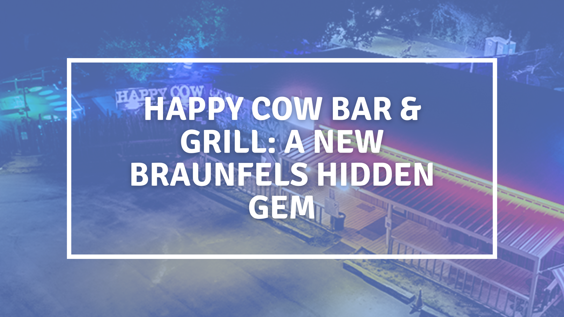 happy cow bar & grill