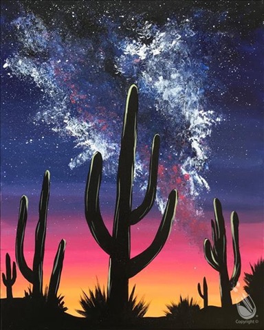 A Milky Way Desert at Painting With A Twist