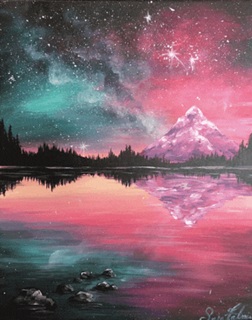 Bright Galaxy at Painting With A Twist