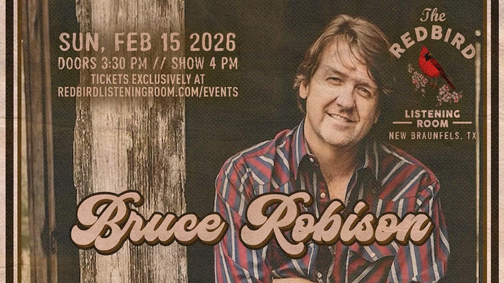 Bruce Robison at The Redbird Listening Room