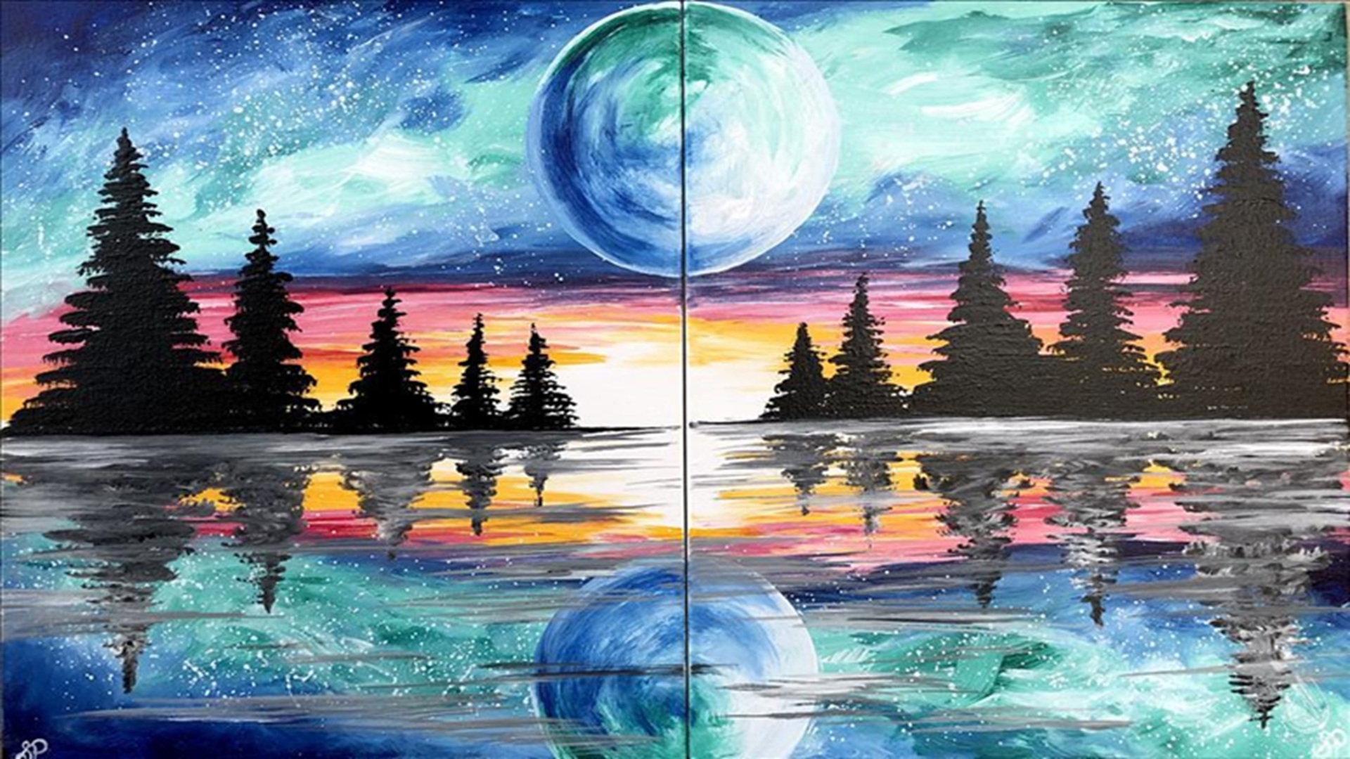 Date Night — Celestial Moon at Painting With A Twist