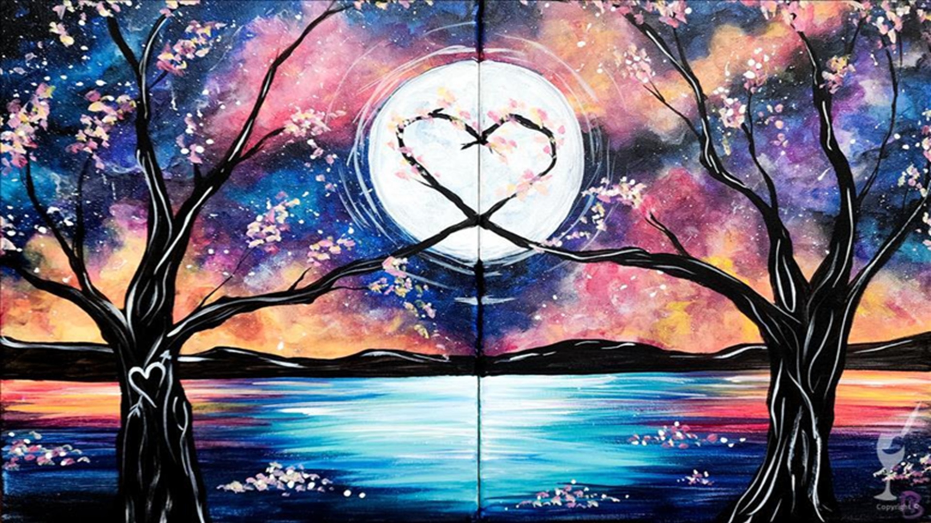 Date Night — Galaxy Love at Painting With A Twist