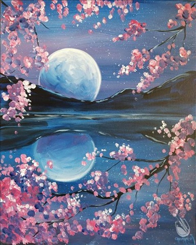 Lucid Lake in Spring at Painting With A Twist