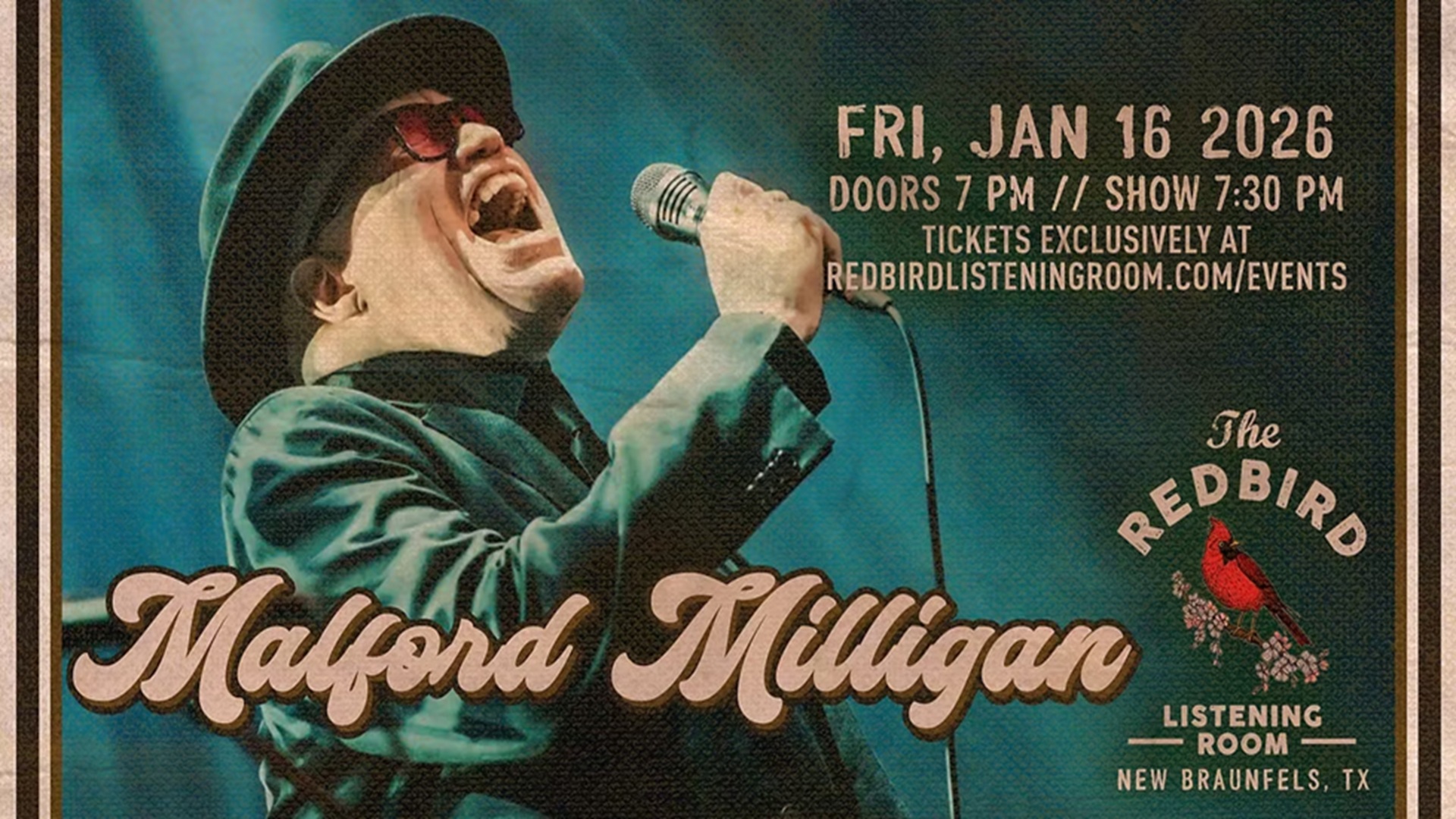 Malford Milligan at The Redbird Listening Room