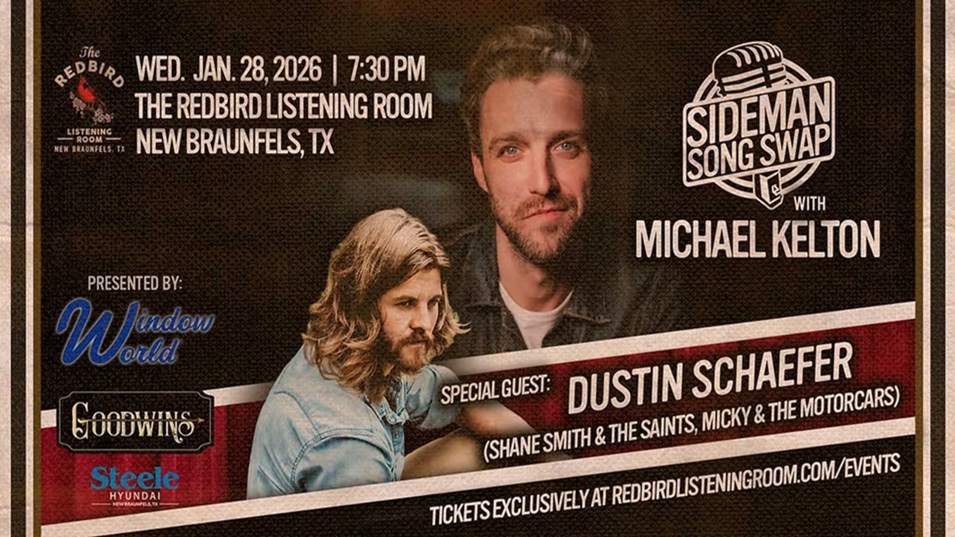 Sideman Song Swap at The Redbird Listening Room