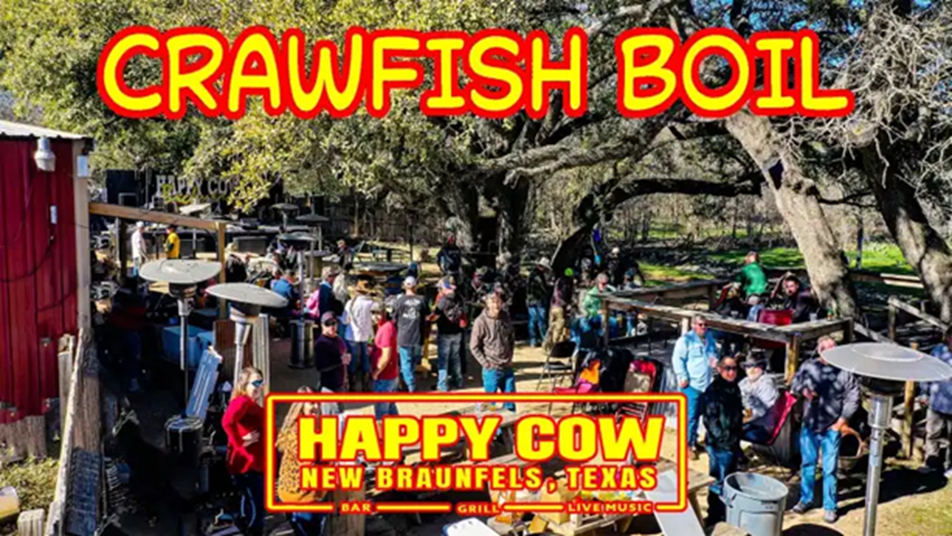 Crawfish Boil with Darci Carlson at Happy Cow Bar