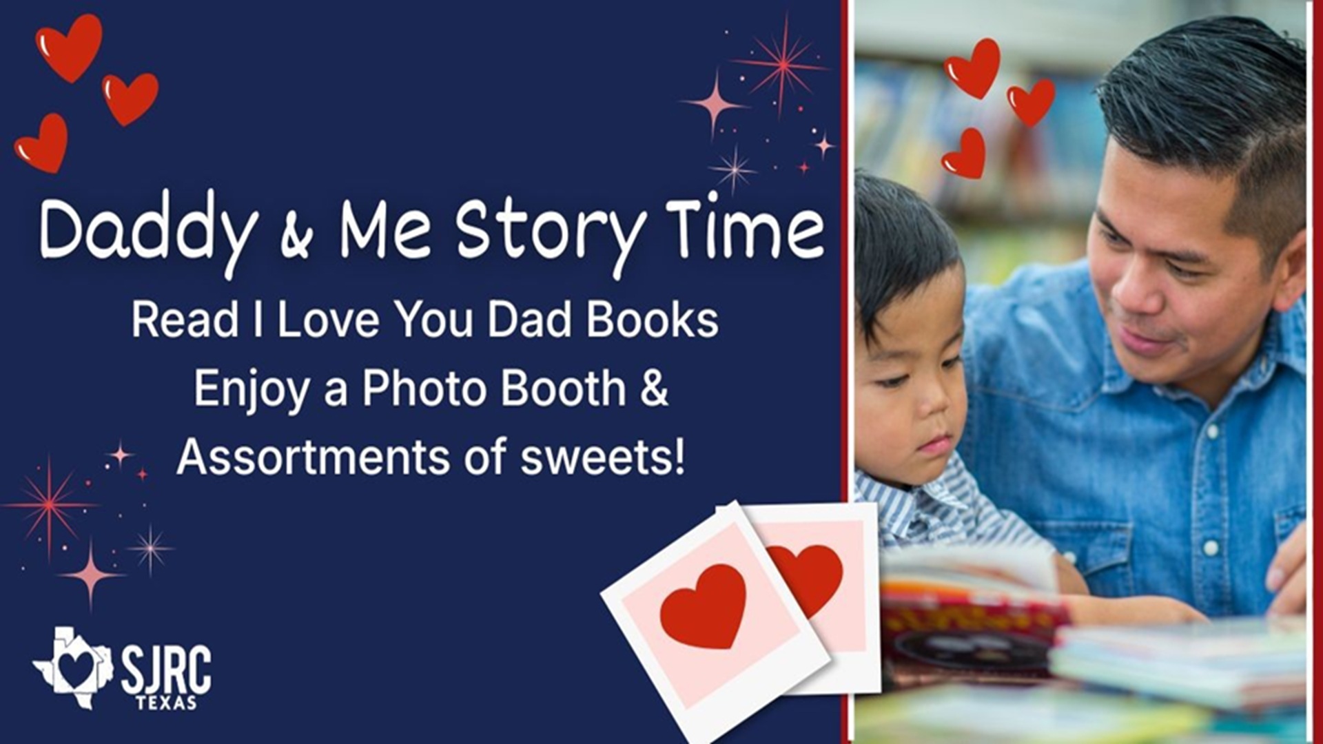 Daddy and Me SJRC Event at New Braunfels Public Library