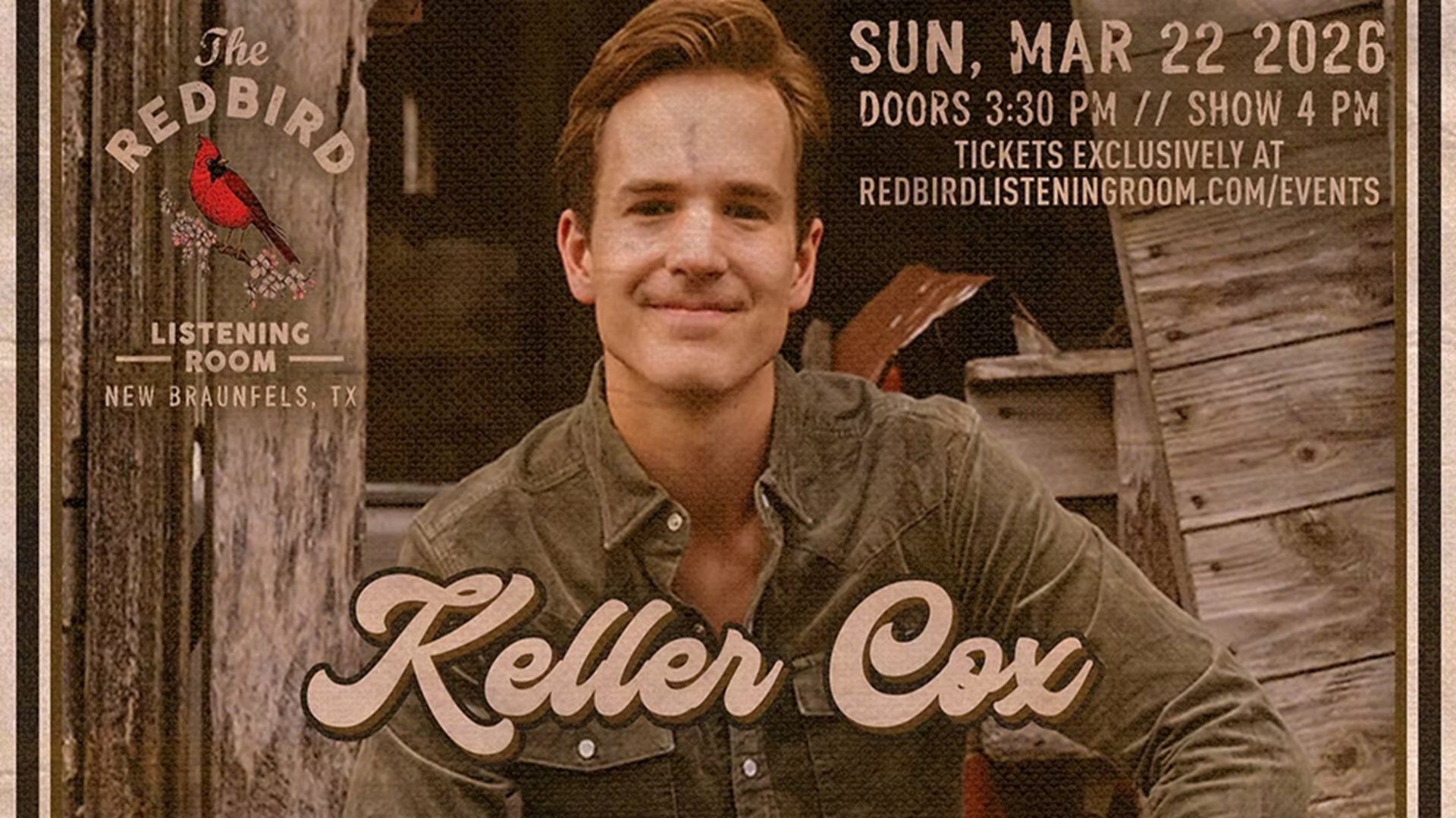 Keller Cox at The Redbird Listening Room