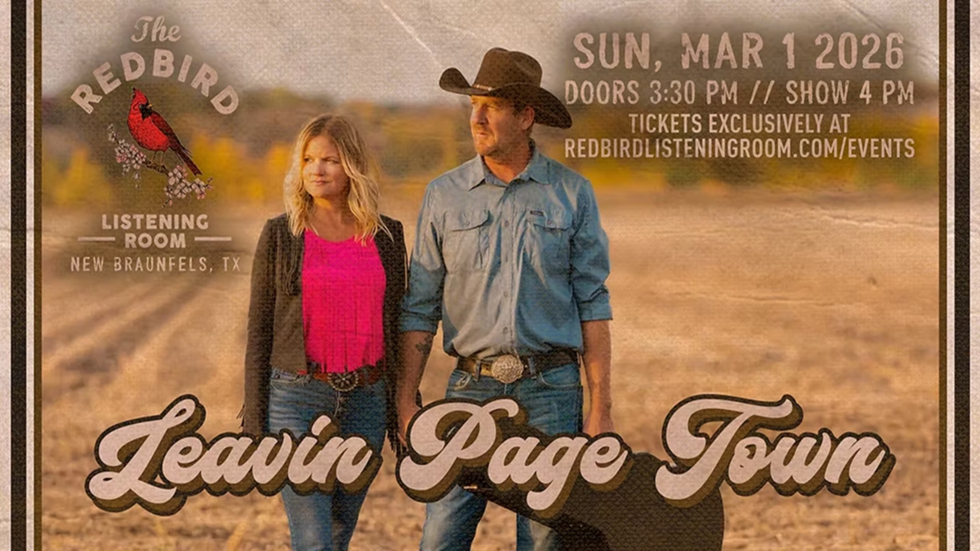 Leavin’ Page Town at The Redbird Listening Room