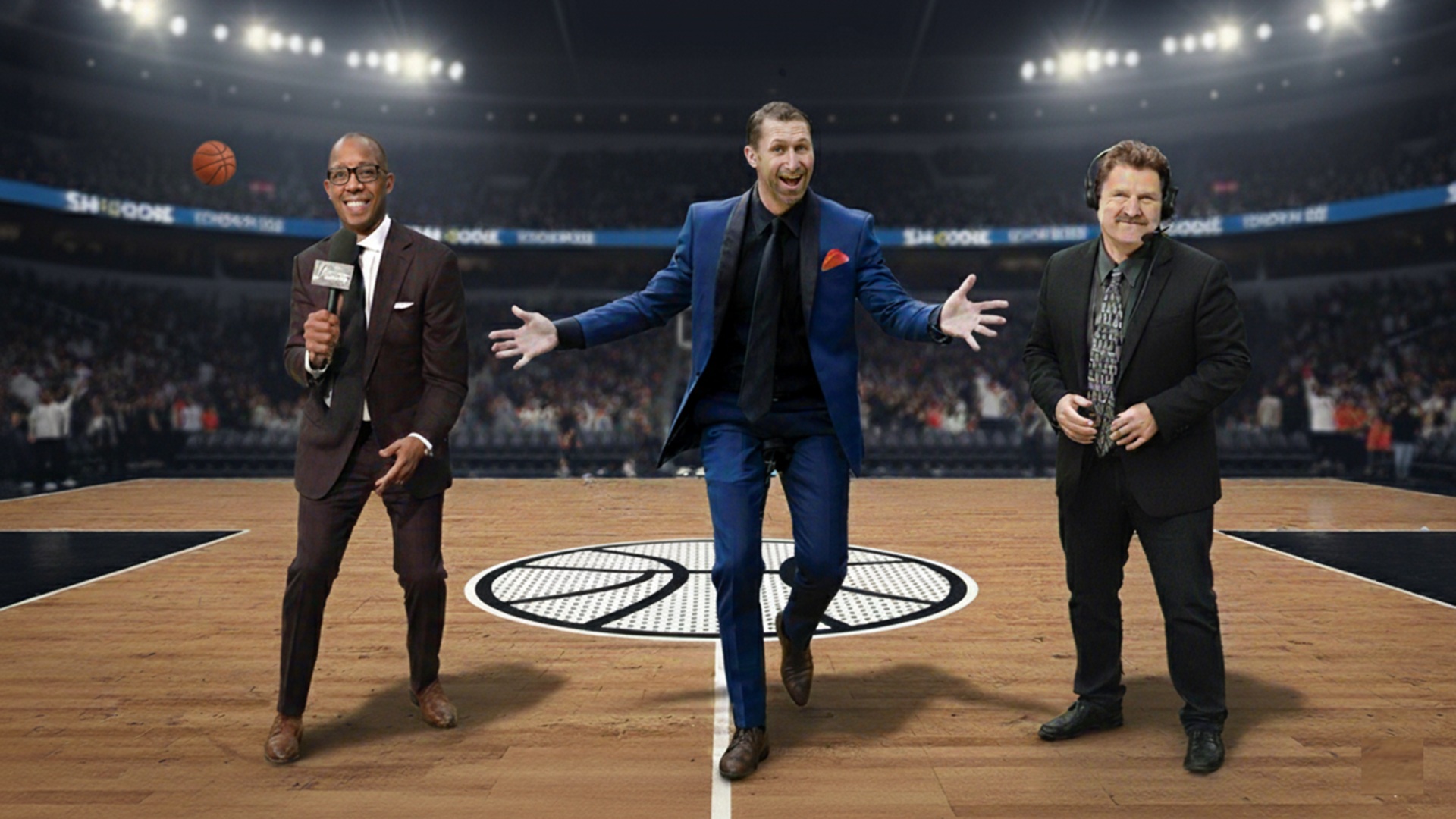 An Evening with the Spurs: Coyote Tales & Court Stories with Sean Elliott, Bill Schoening & Rob Wicall at Brauntex Theatre