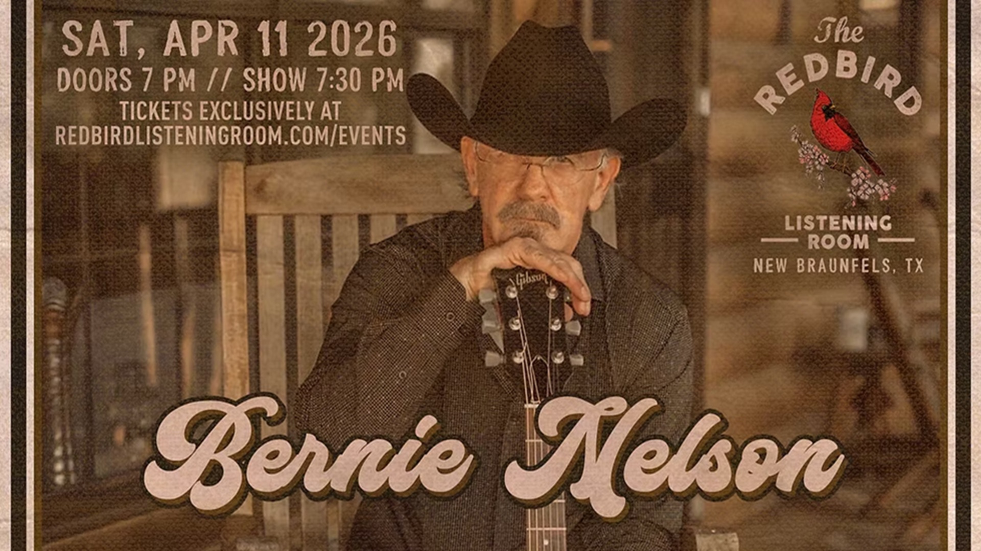 Bernie Nelson at The Redbird Listening Room