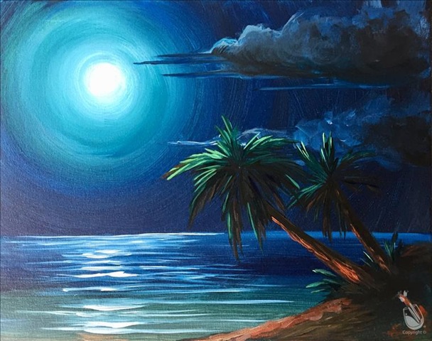 Cloaked Moonlight at Painting with a Twist