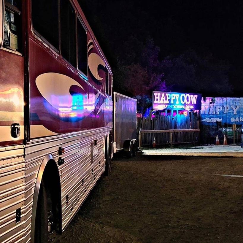 Cole Barnhill with Devin Michaels at Happy Cow Bar & Grill