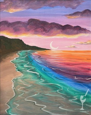Crescent Tide at Painting with a Twist