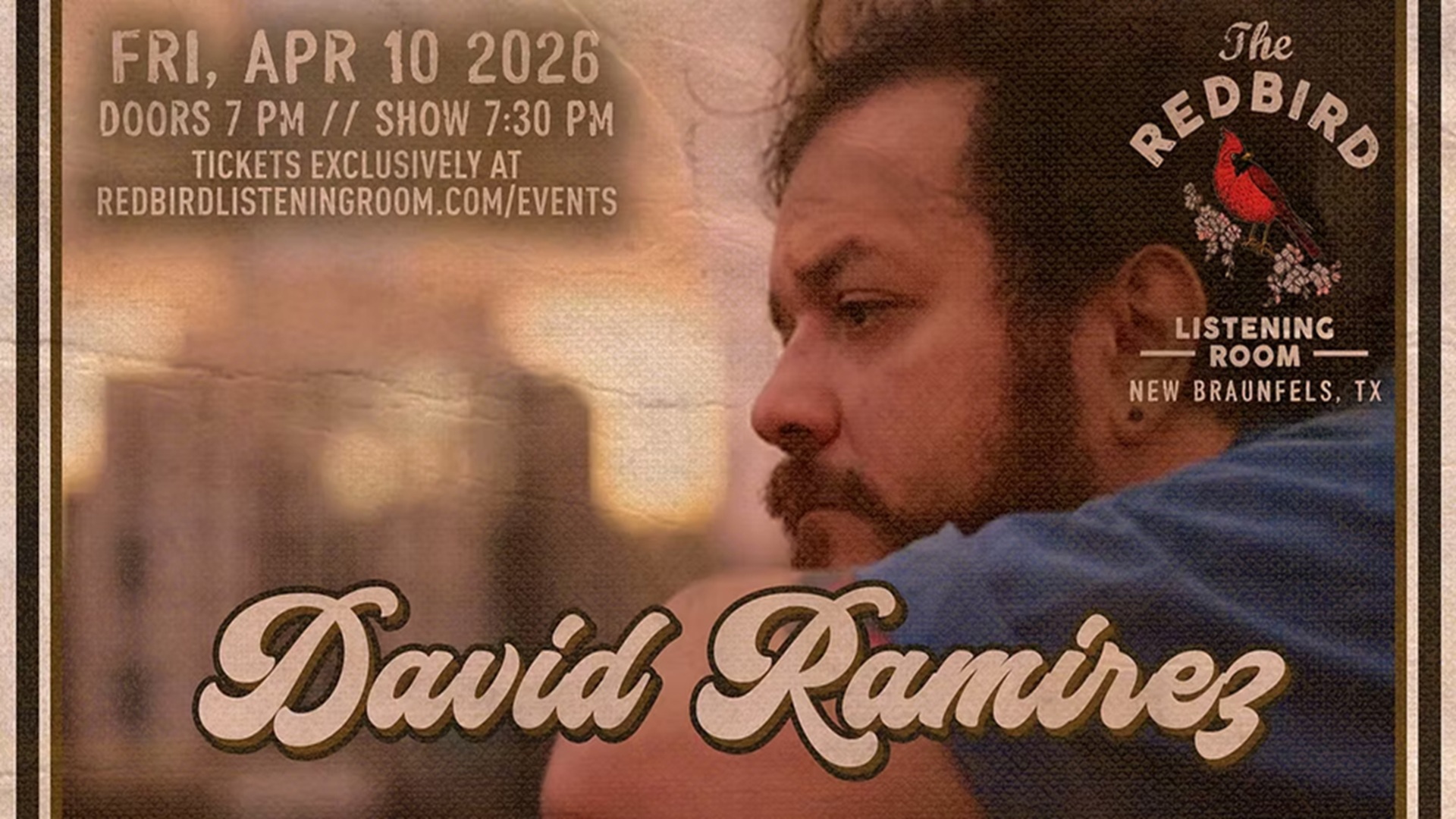 David Ramirez at The Redbird Listening Room