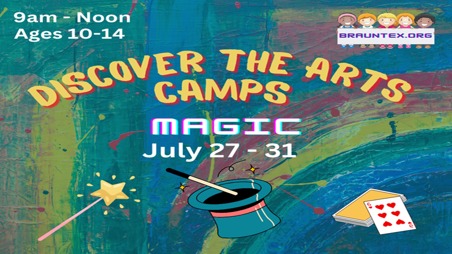 Discover the Arts Camp – Magic at Brauntex Theatre