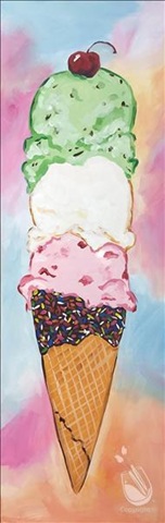 Family Time — Ice Cream Dreams at Painting with a Twist
