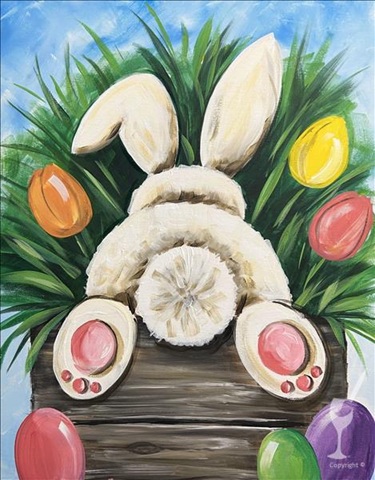 Funny Bunny at Painting with a Twist