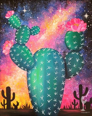 Galactic Cactus at Painting with a Twist