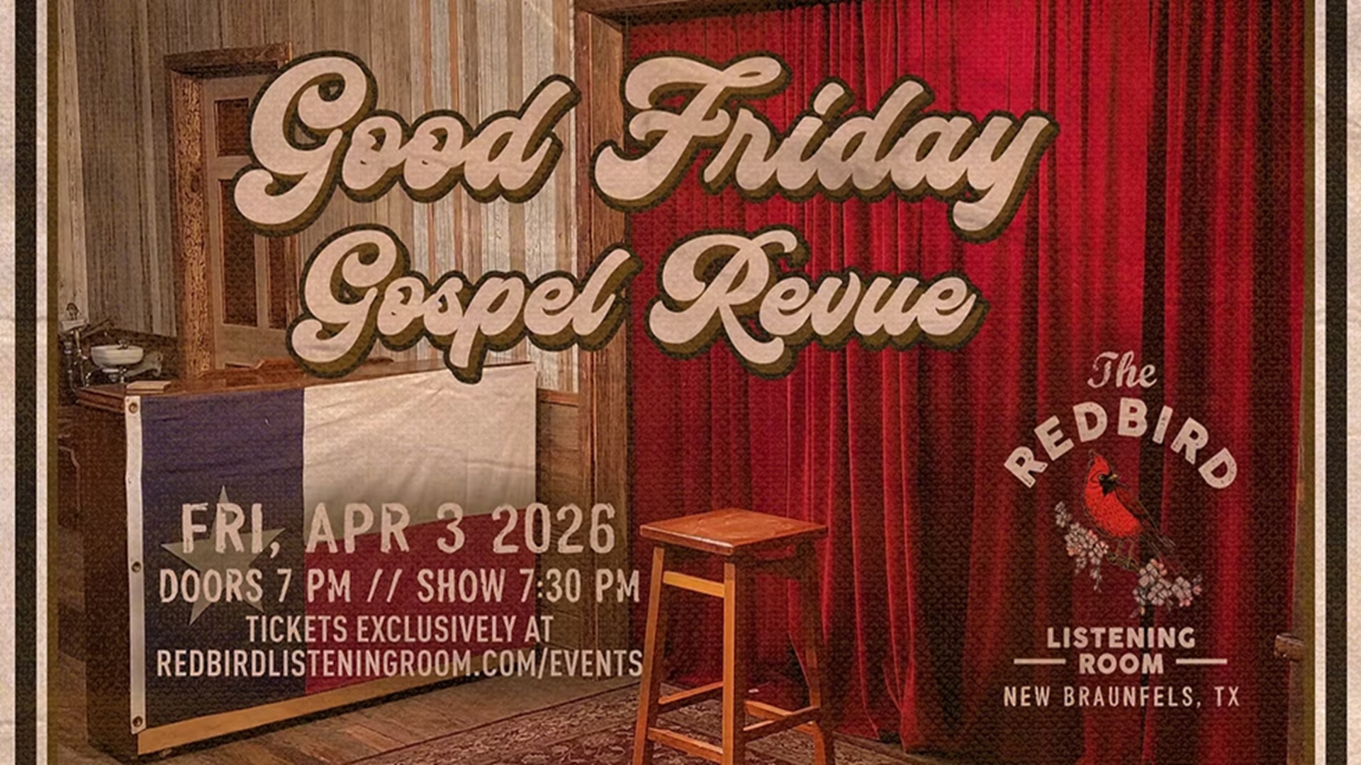 Good Friday Gospel Revue at The Redbird Listening Room