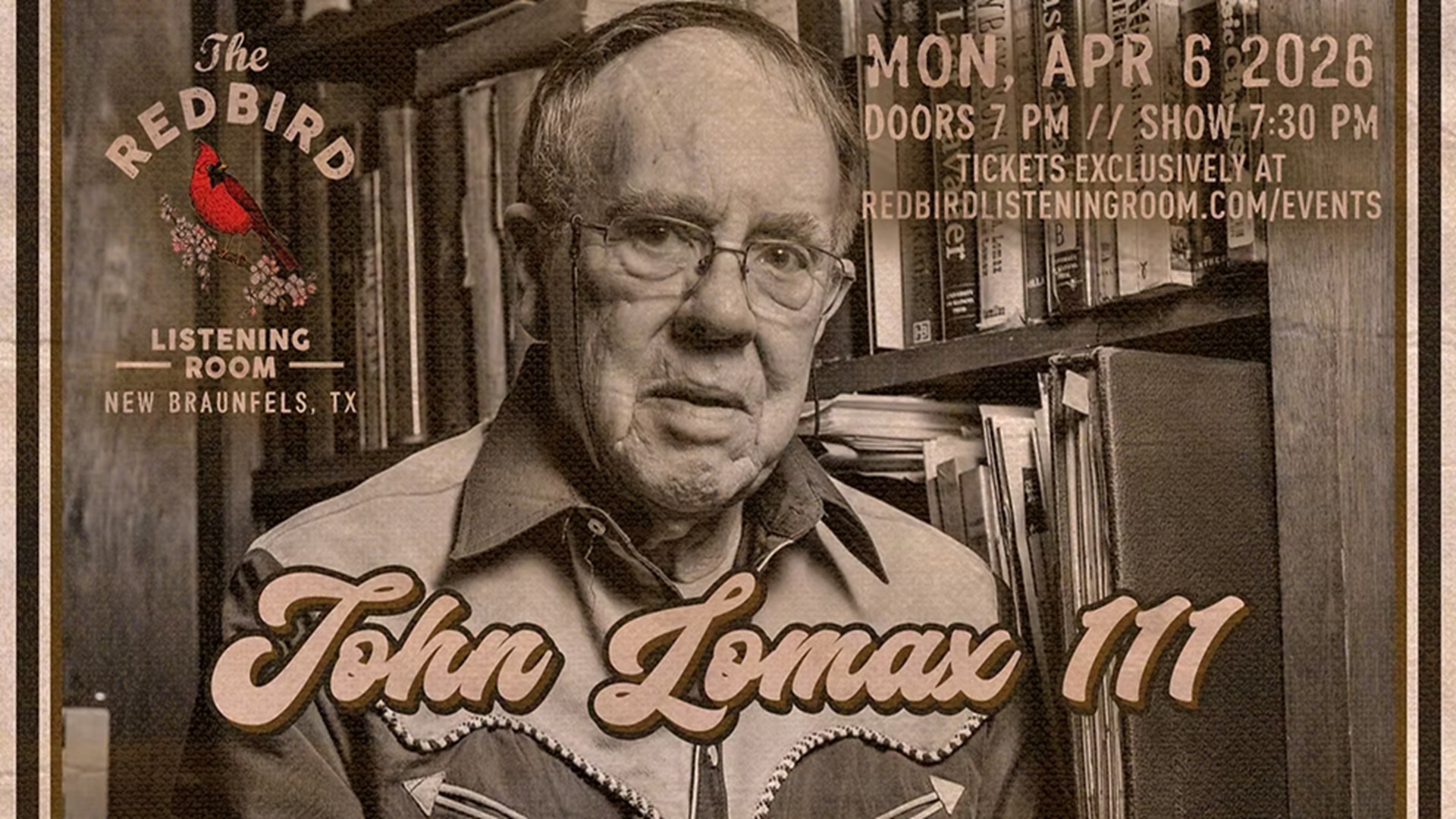 John Lomax III at The Redbird Listening Room