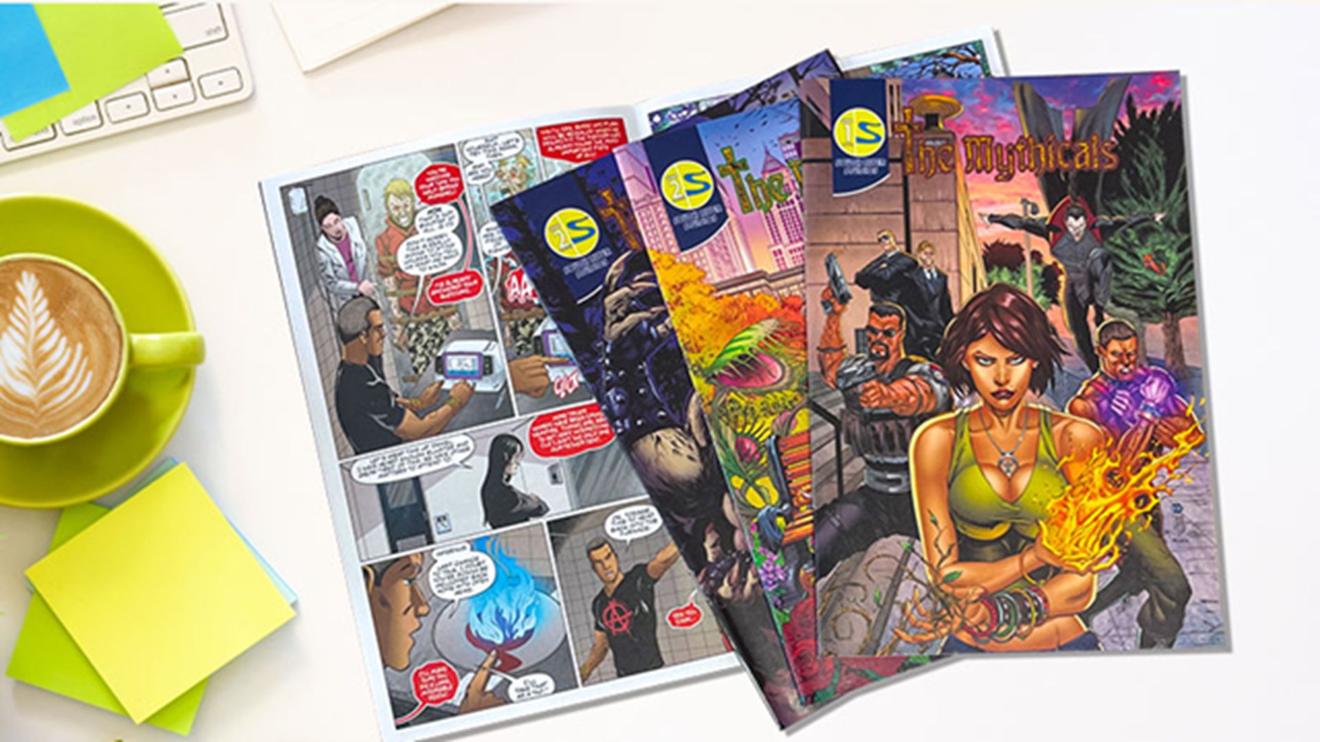 Teen Time – Comic Book Art Name Plates at New Braunfels Public Library