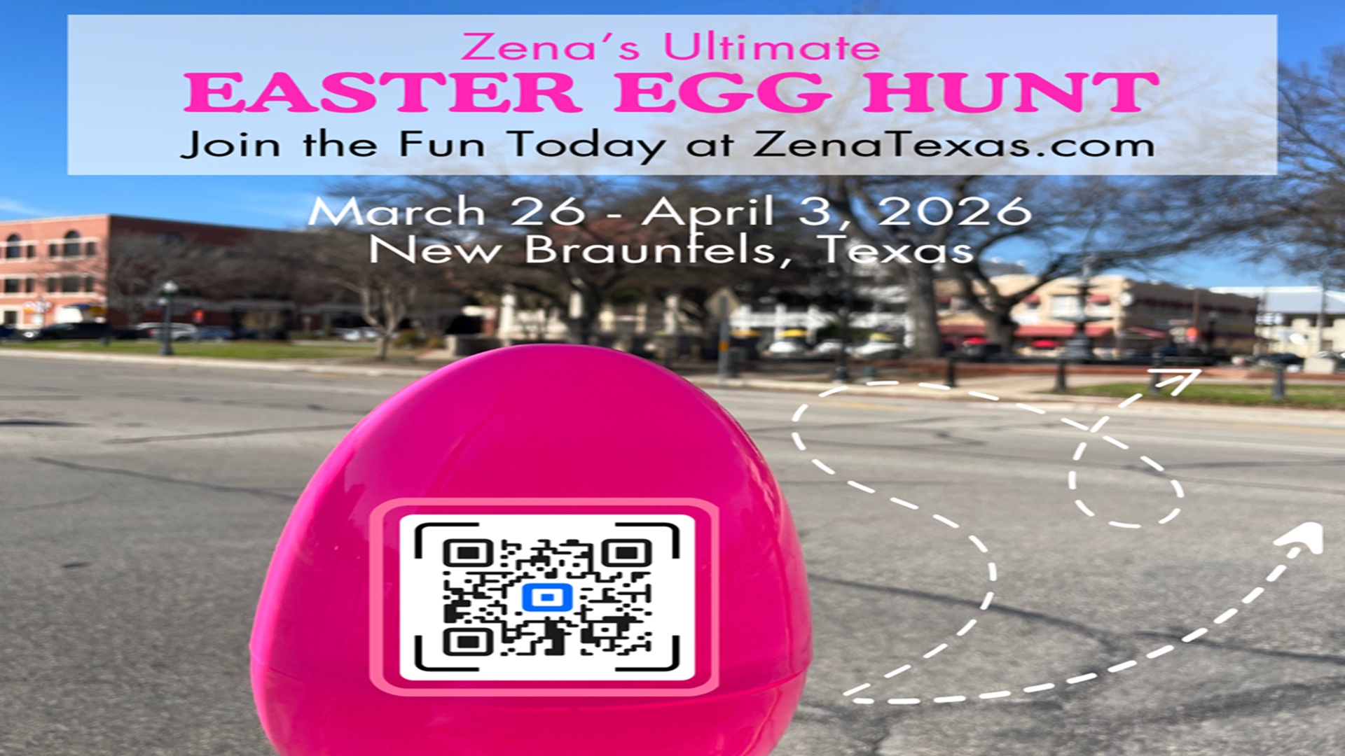 Ultimate Easter Egg Hunt in Downtown New Braunfels and Gruene