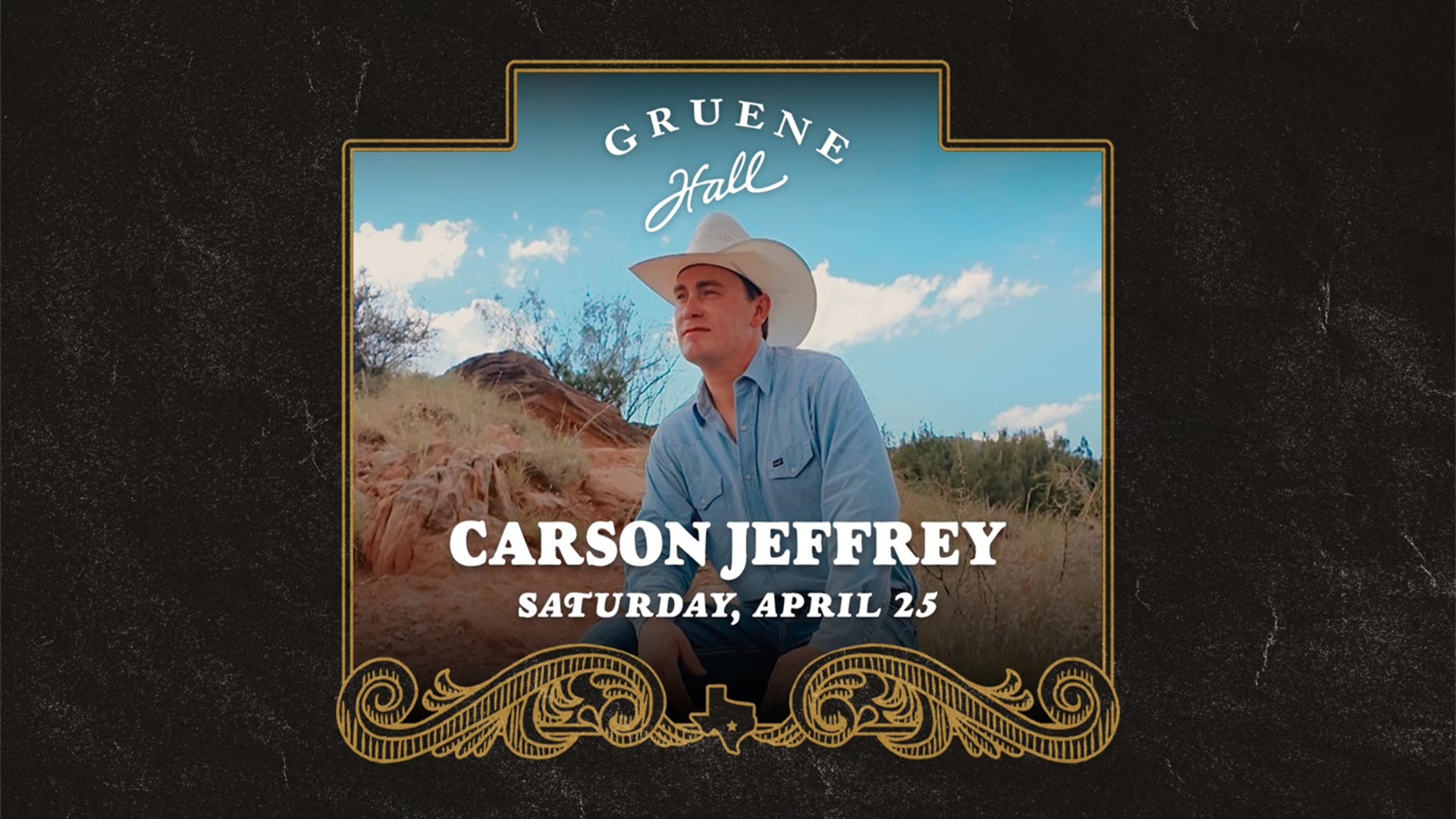 Carson Jeffrey at Gruene Hall