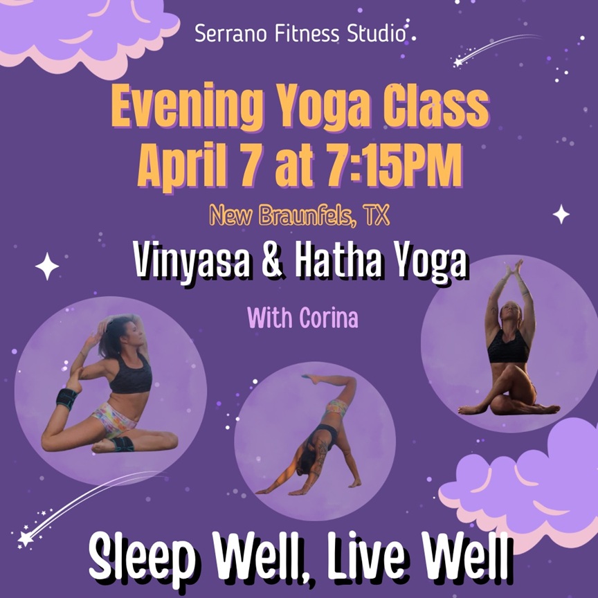Evening Yoga at Serrano Fitness Studio