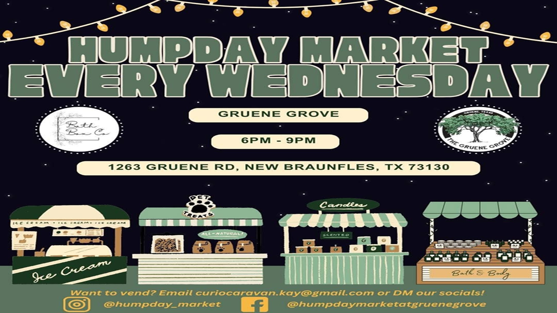 Humpday Market at Gruene Grove