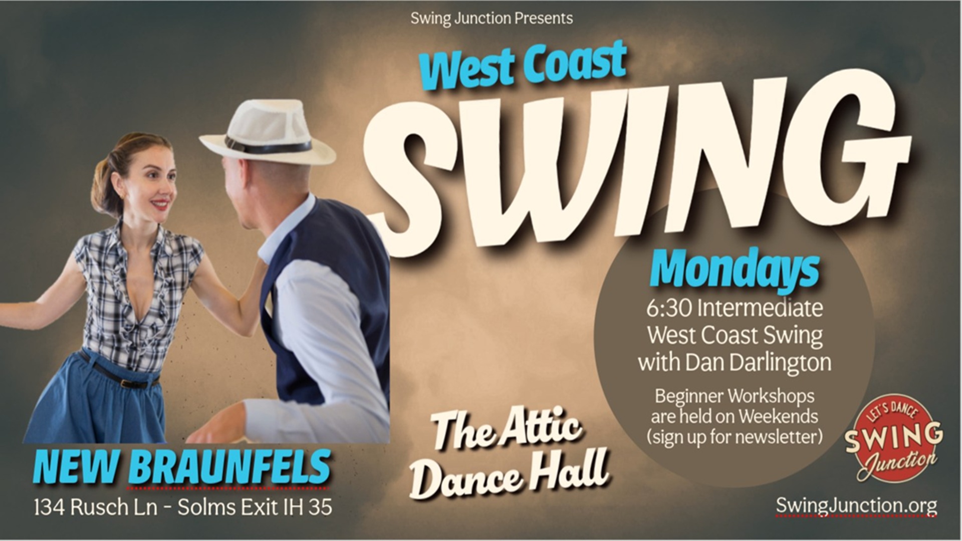 Intermediate West Coast Swing at Attic Dance Hall