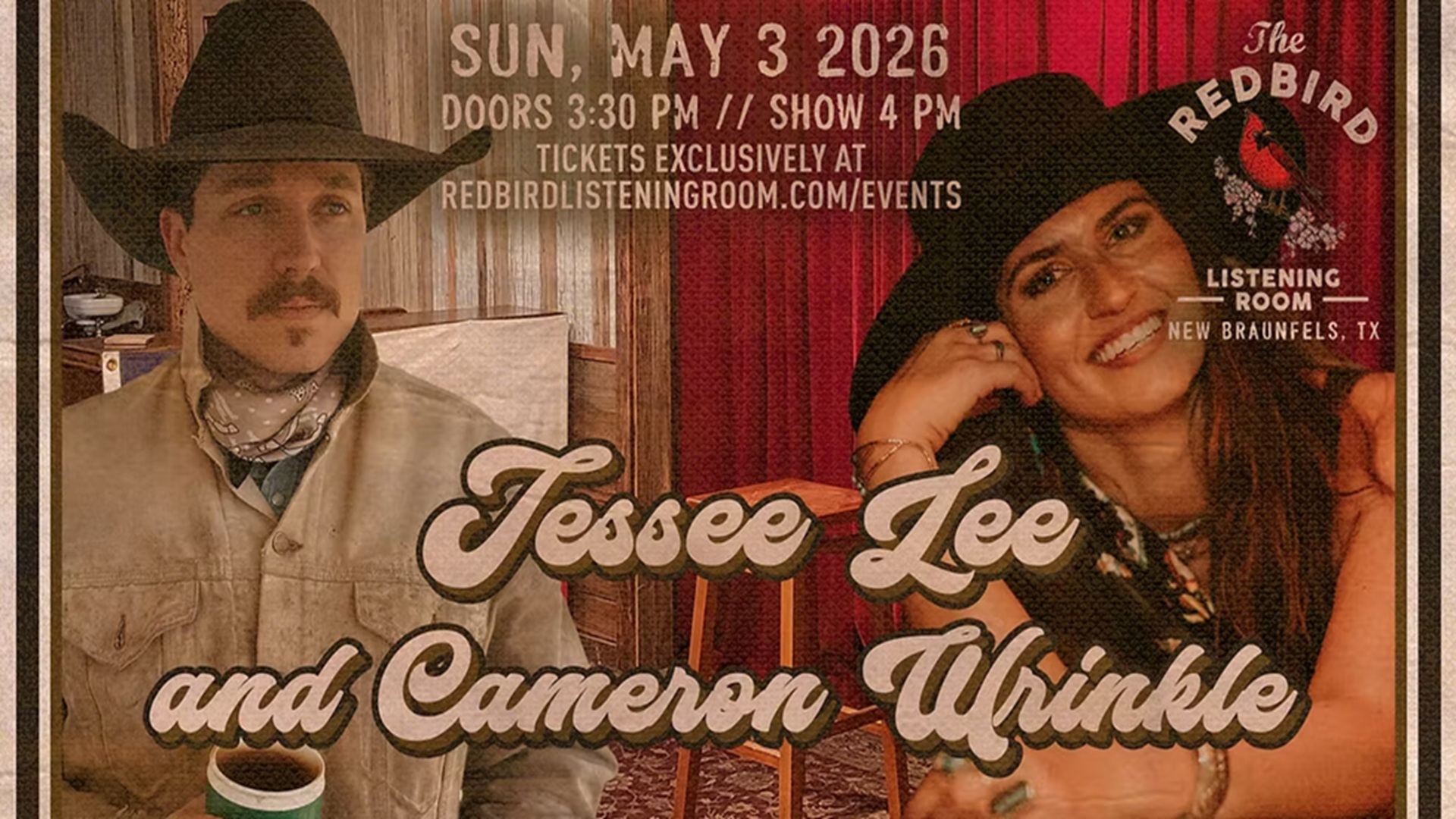 Jesse Lee & Cameron Wrinkle Live at The Redbird Listening Room