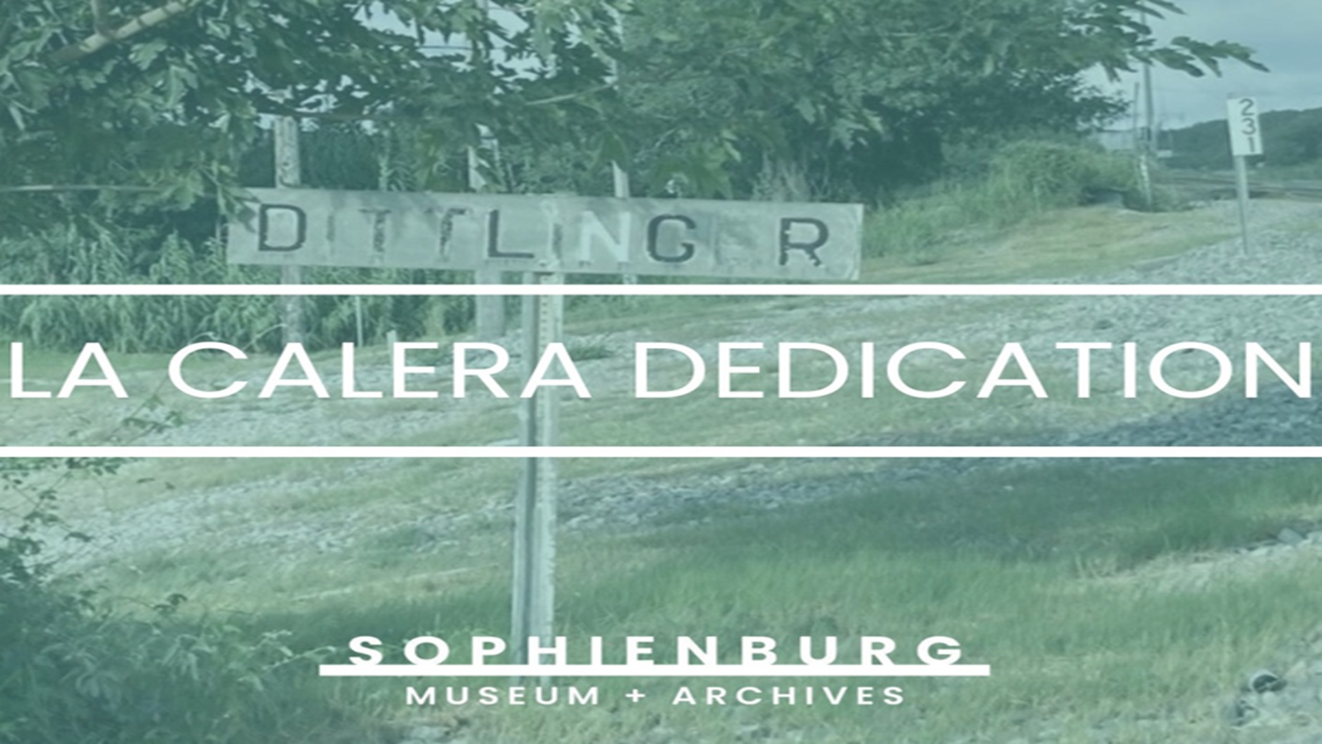 La Calera Dedication at Sophienburg Museum and Archives