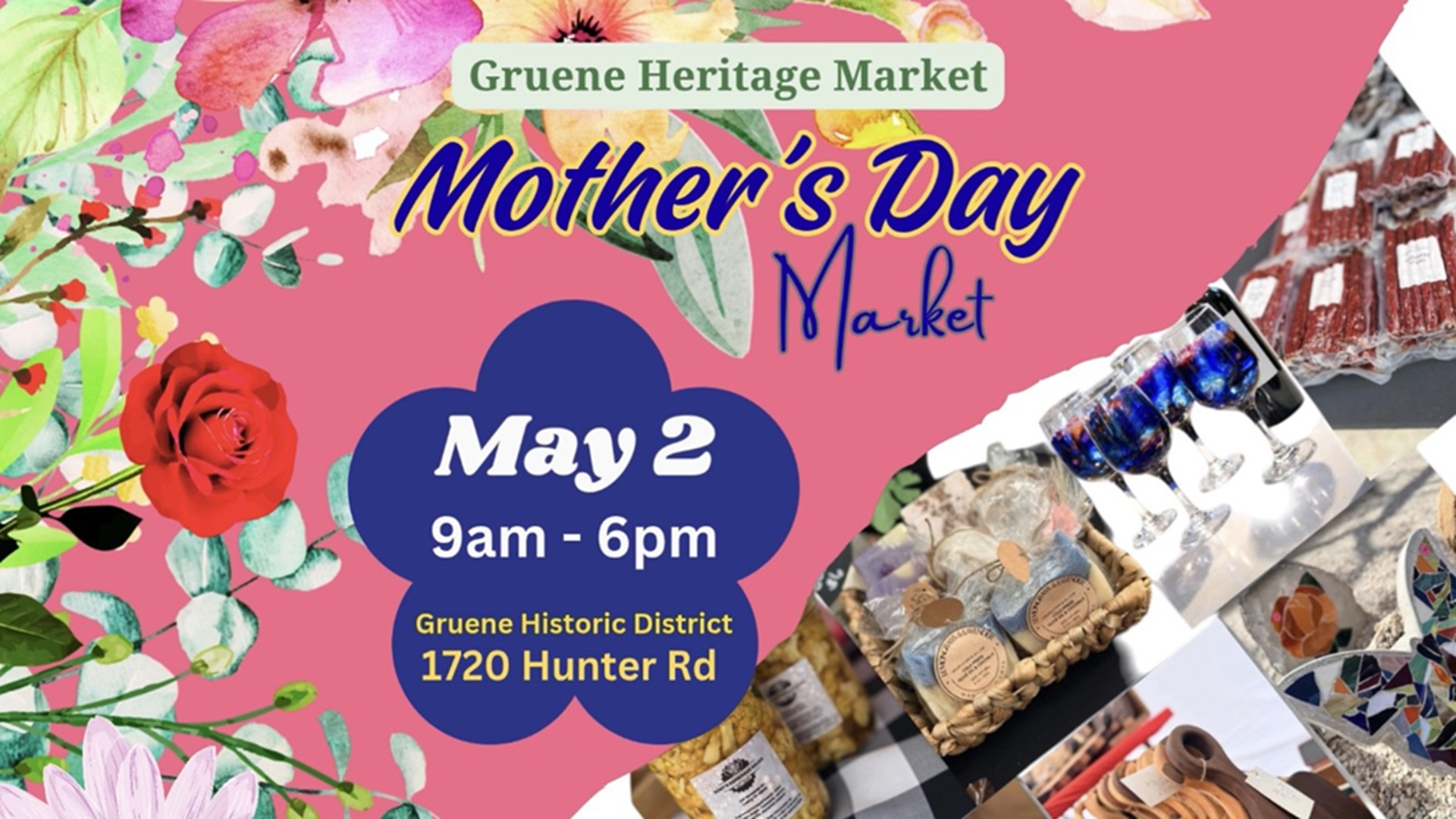 Mother’s Day Celebration Market at Gruene Heritage Market