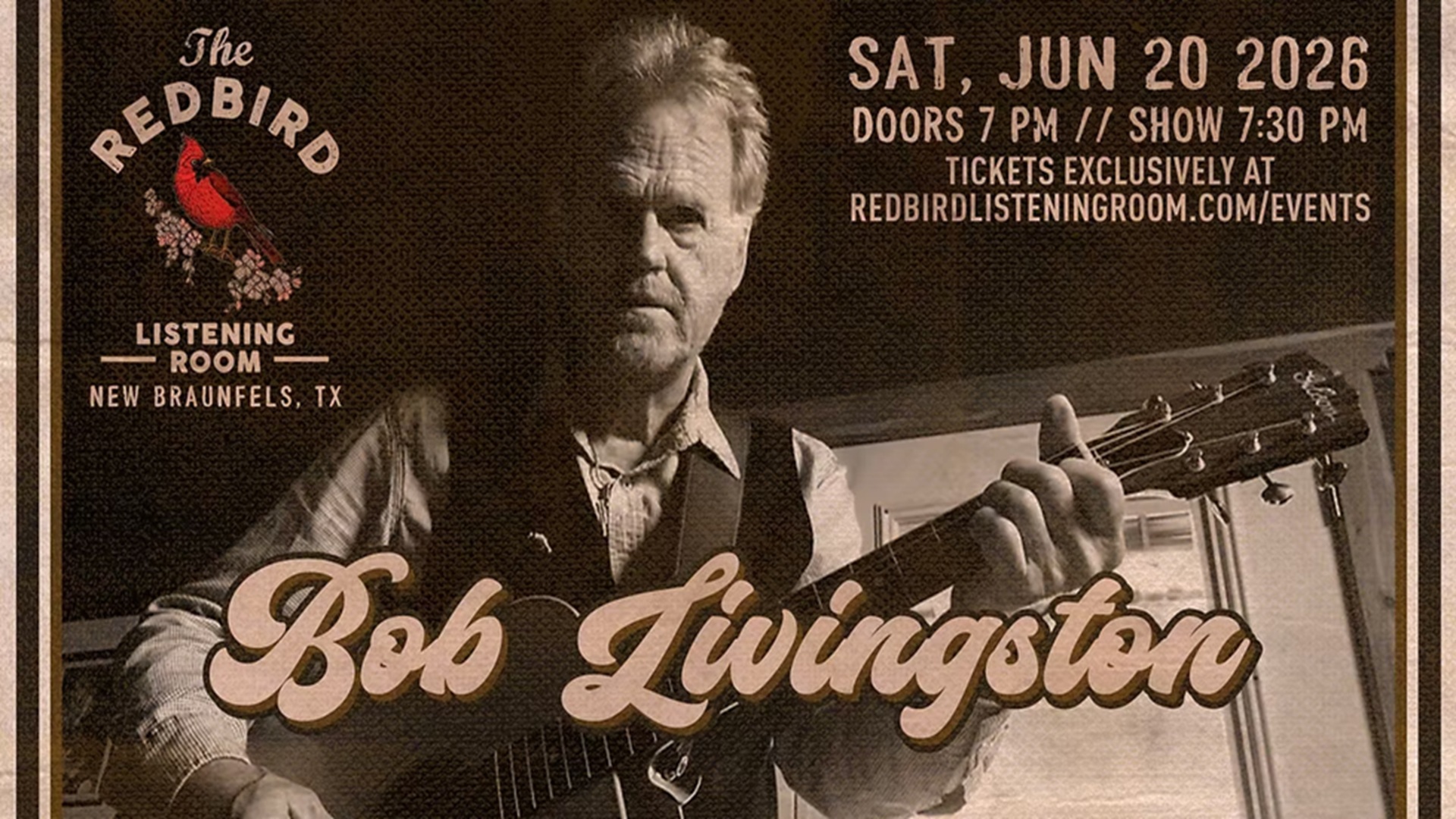 Bob Livingston at The Redbird Listening Room