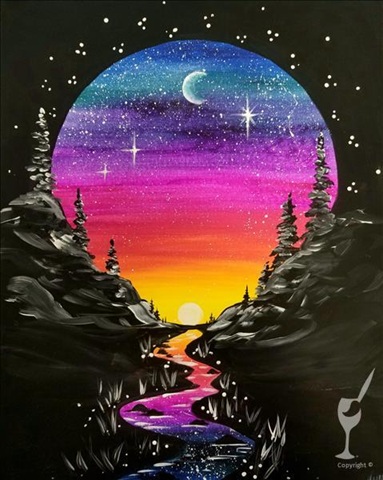 Bright Twilight at Painting with a Twist